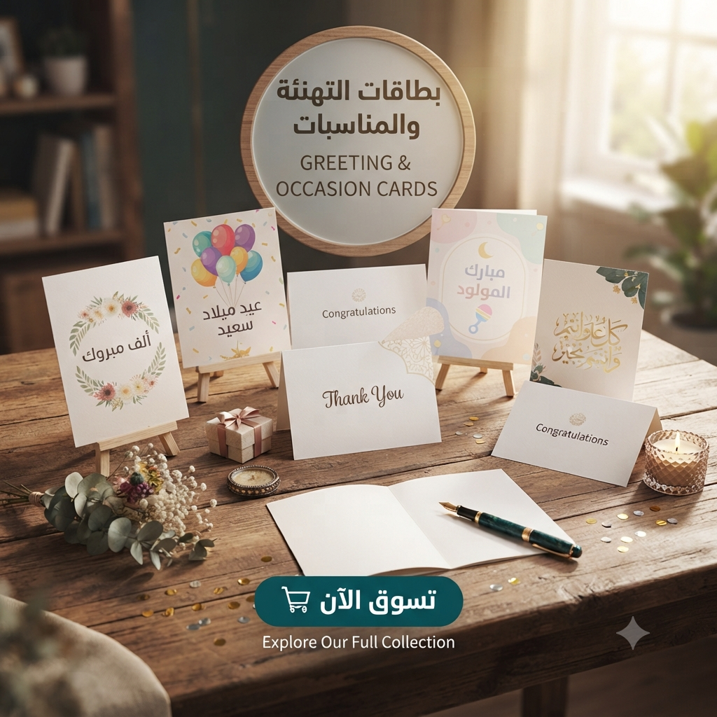 قسم بطاقات التهنئه والمناسبات